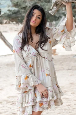 Kurzes Kleid Yola Paradise Sand