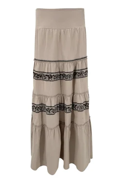 Langer Rock Espanola Helles Taupe