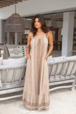 Riemenkleid Royal Scorva Sand