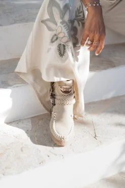 Vena Floral Elfenbein Hose